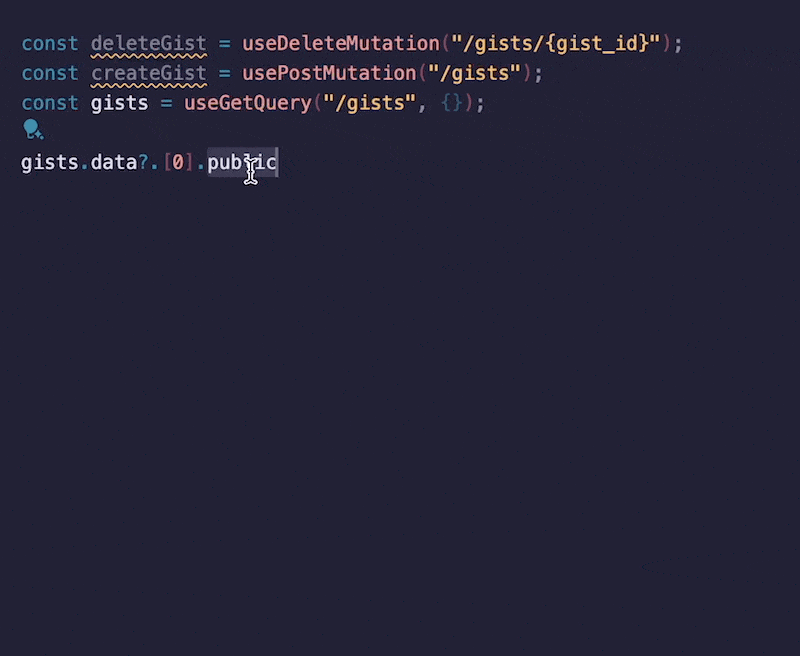 Type-safe TanStack Query hooks